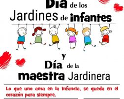 28/5 – Día de los Jardines de Infantes y de las Maestras Jardineras