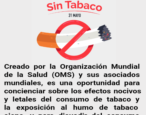 30/5 Día Mundial sin Tabaco